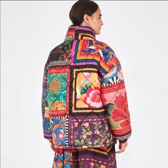 ANTHROPOLOGIE NWT FARM RIO ABBY PUFFER JACKET 💥🖤 - Picture 11 of 14